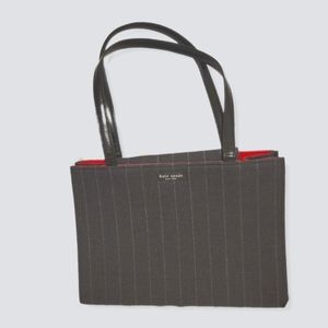 Gray pin stripped Handbag Vintage